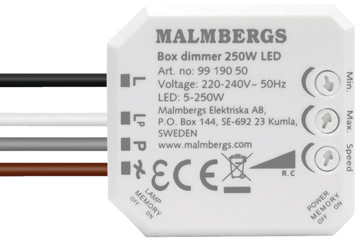 Dosdimmer RC 5-250W LED Malmbergs